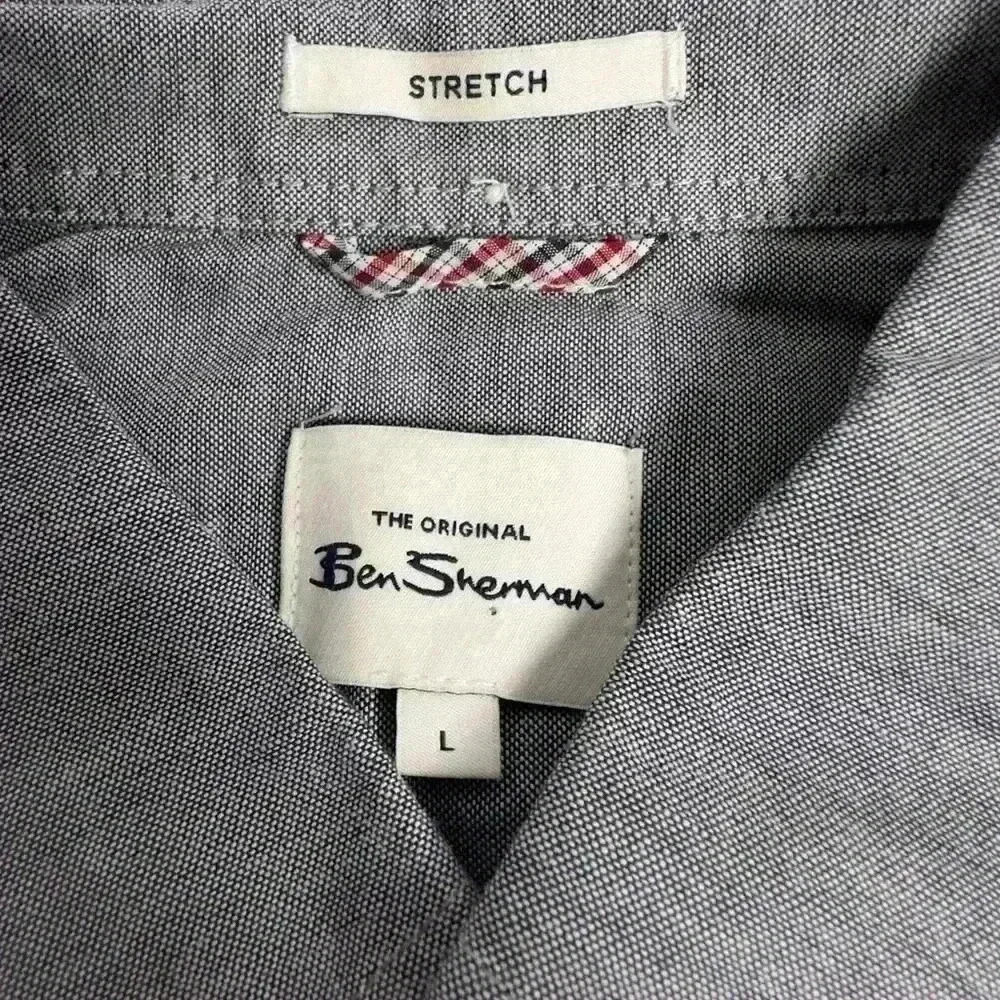 NWT - Ben Sherman Gray Button Down shirt L - Picture 13 of 14